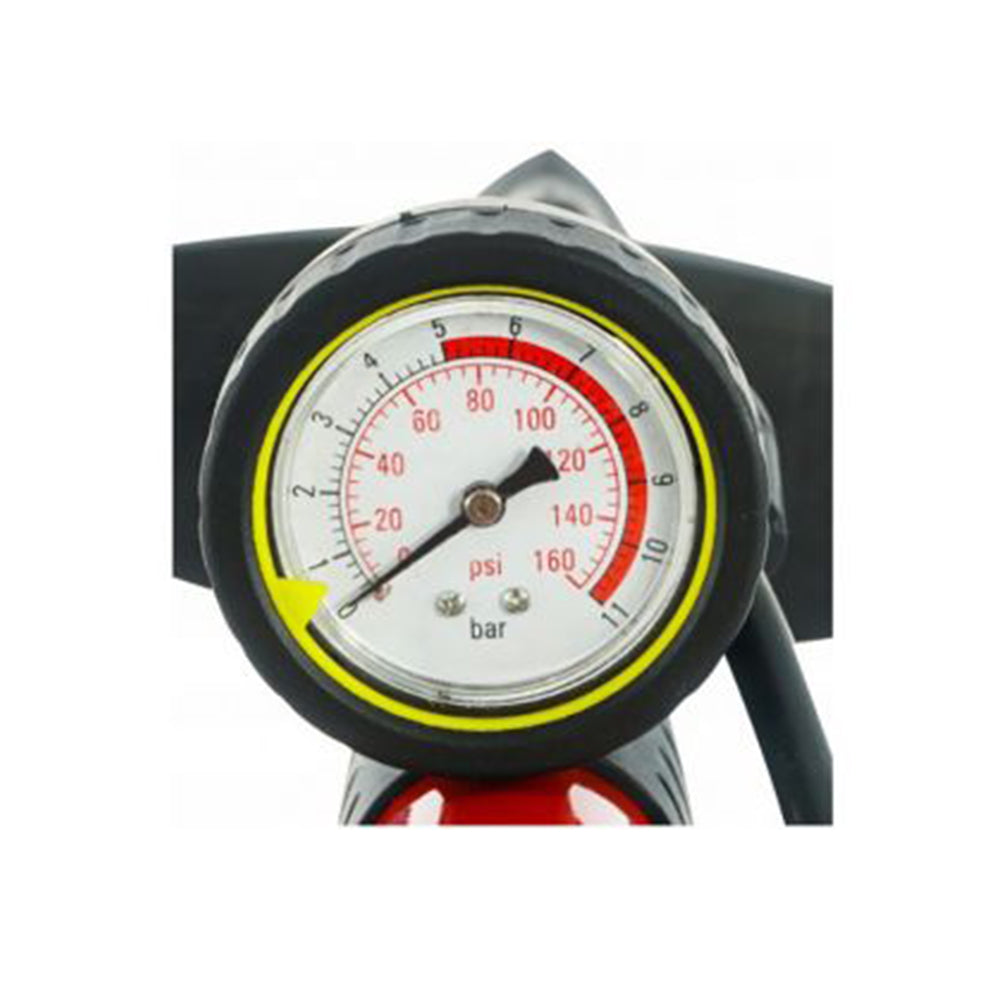 Ručná pumpa s manometrom na hustenie pneumatík