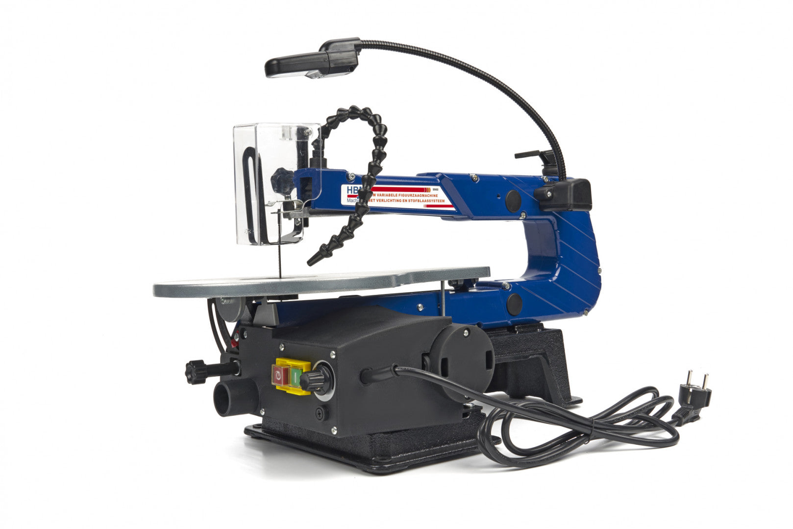 Vertikálna dekupážna píla 120 W s LED lampou HBM