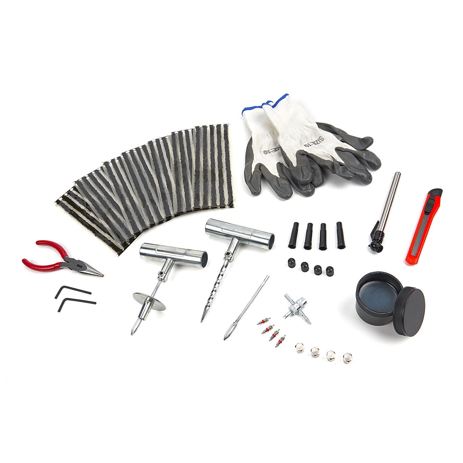 Súprava na opravu pneumatík 64 kusov hbm