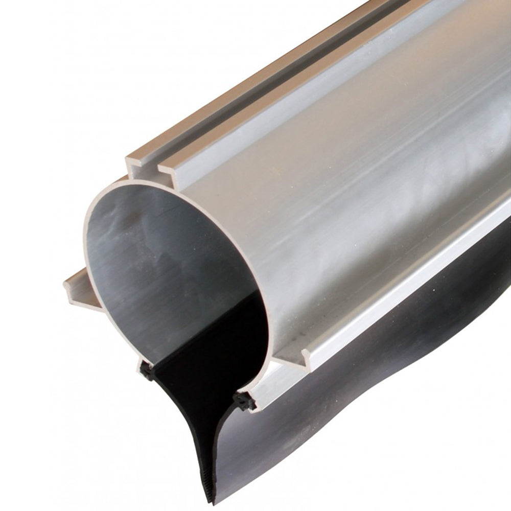 Hliníková koľajnica - lišta s tesnením 4m