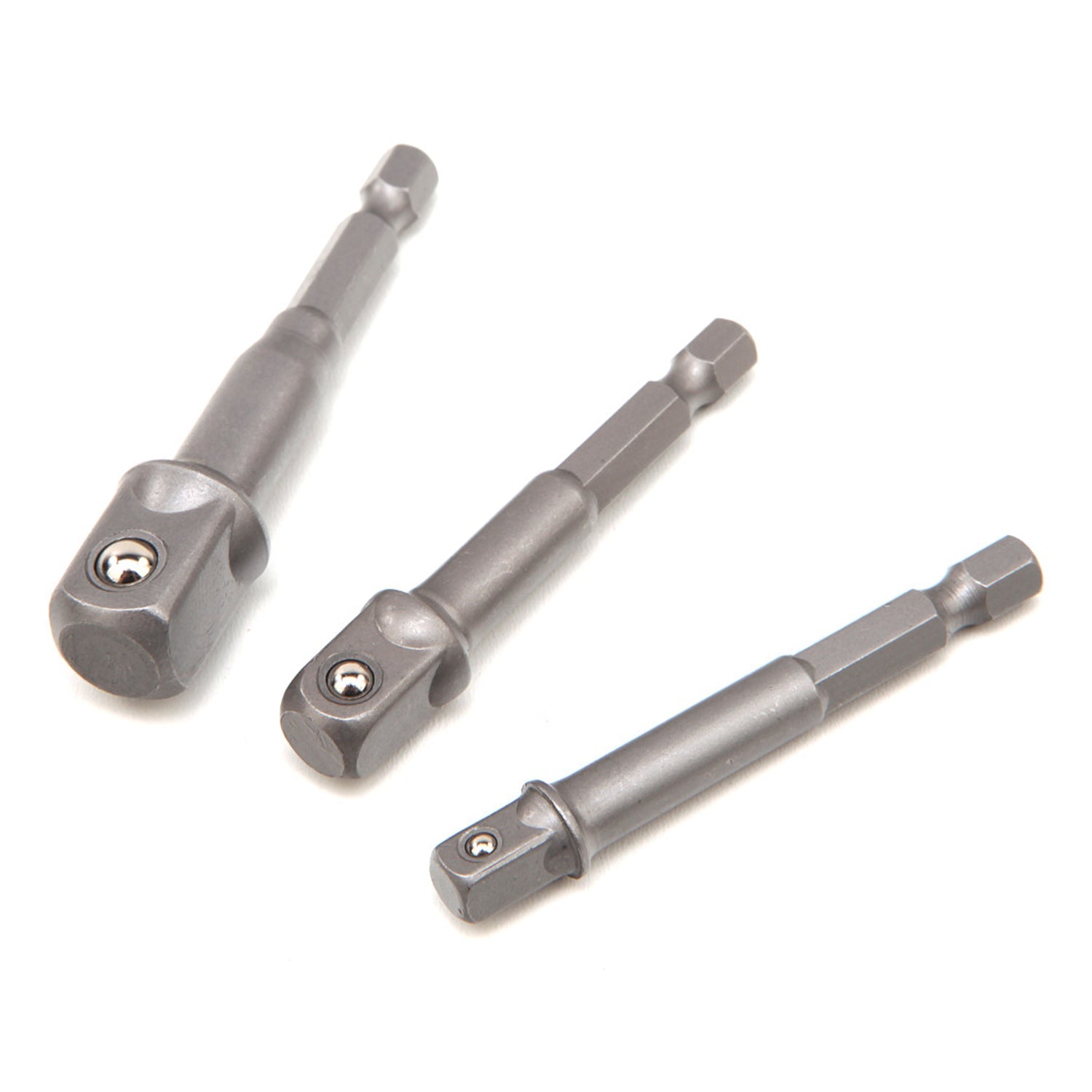 Sada nástrčných kľúčov s uchytením do vŕtačky 3 kusy hbm