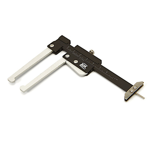 Merač hrúbky brzdového kotúča a hĺbky dezénu pneumatiky