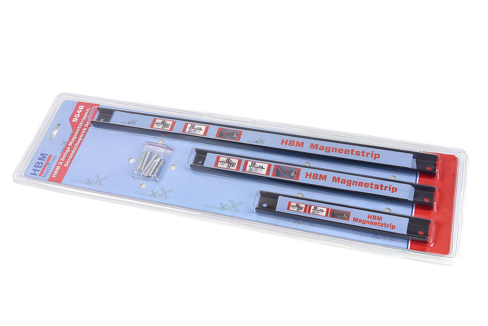 Sada magnetických držiakov na náradie 3 kusy hbm