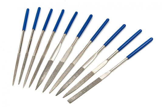 Súprava 10 diamantových pilníkov hbm