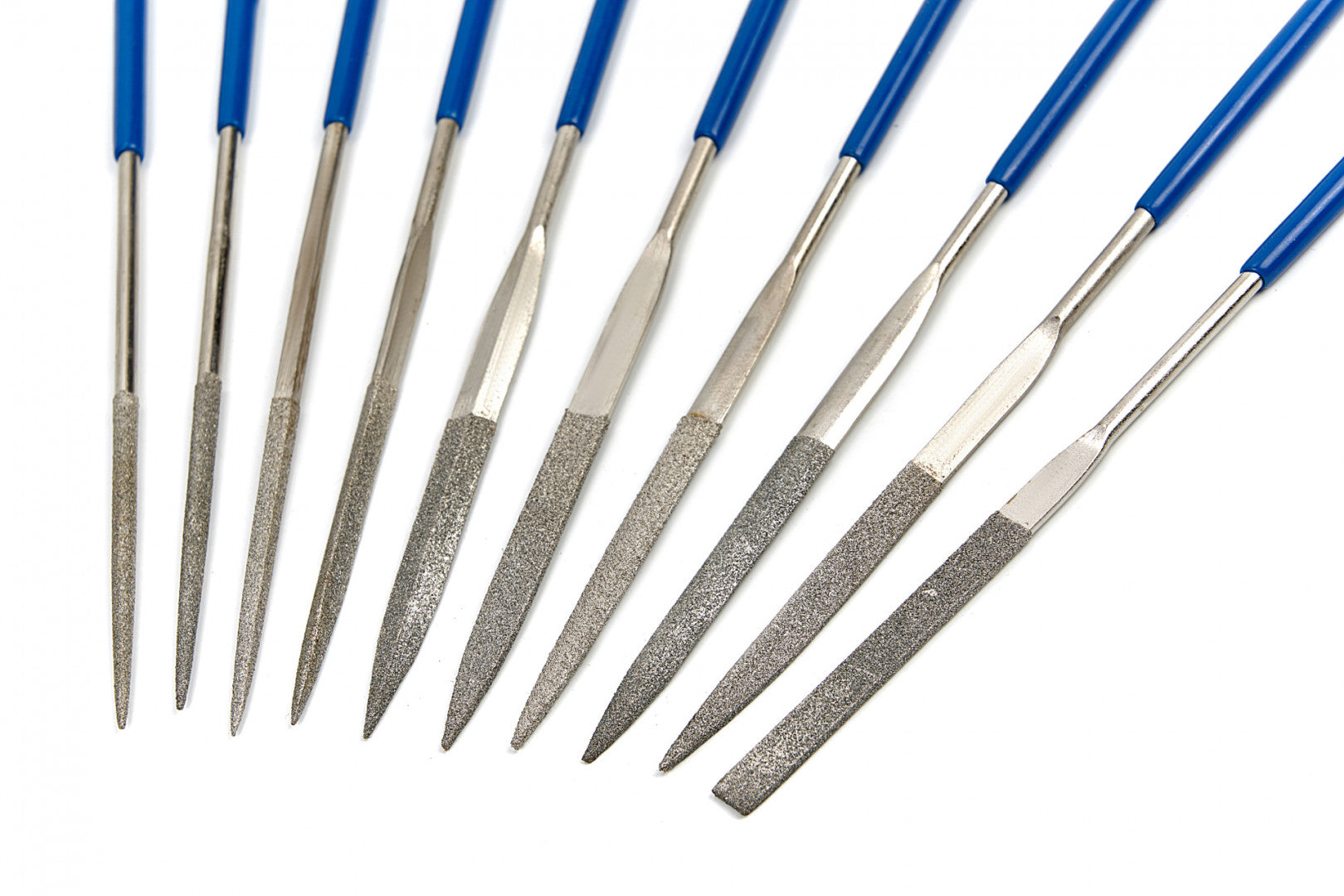 Súprava 10 diamantových pilníkov hbm