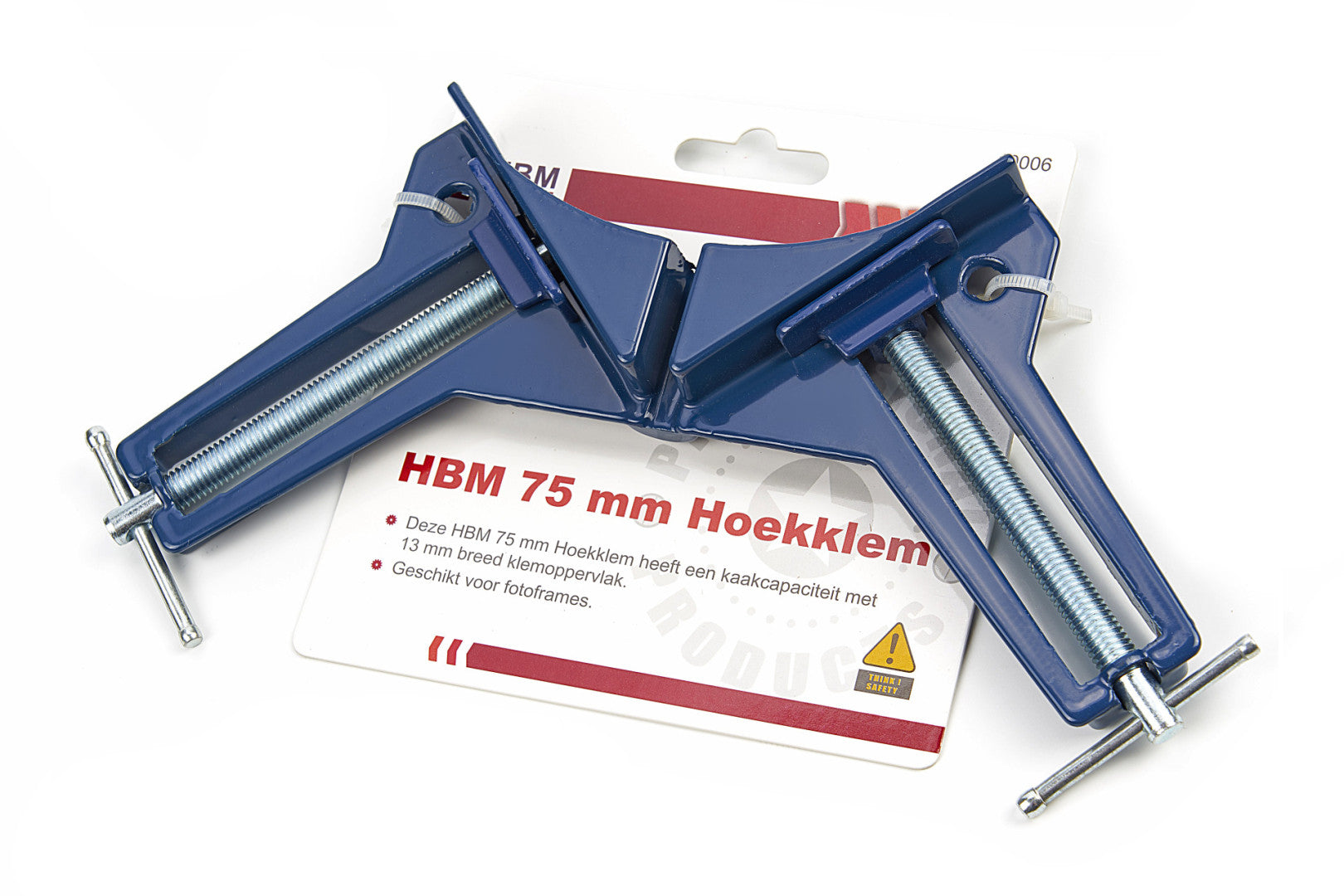 Zverák na pravouhlé spojenie rohov 75 mm