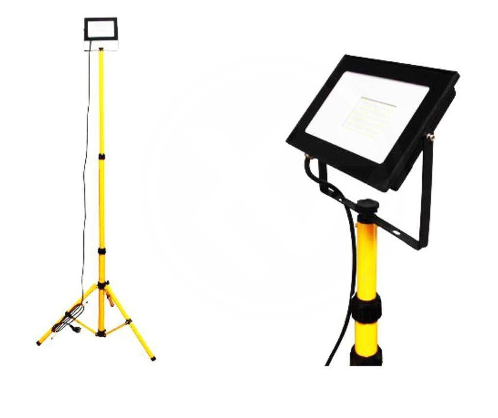 LED lampa so statívom, nastaviteľná trojnožka, 5500K, 50W