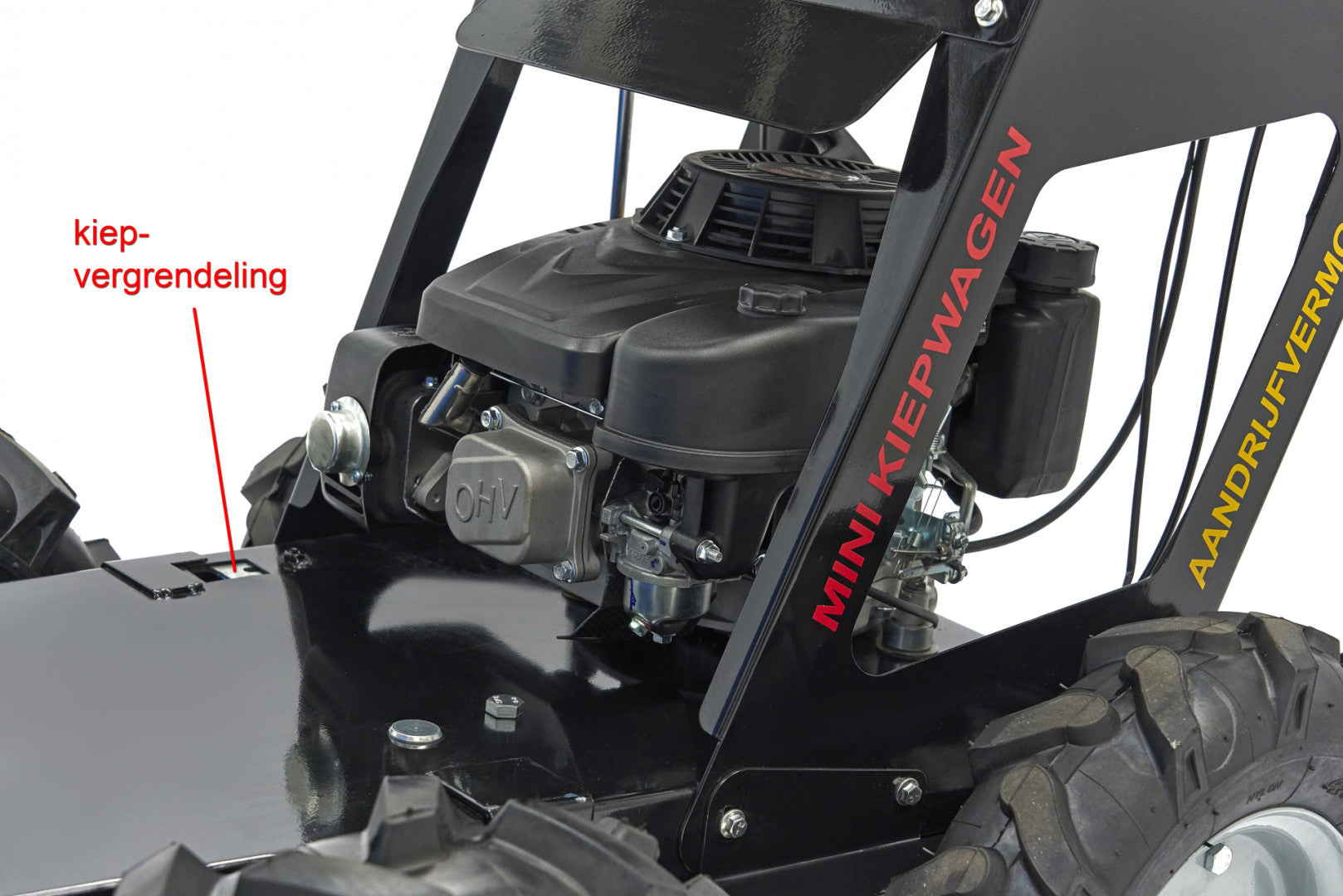 Mini dumper - výklopný vozík 250kg 6,5hp 196cm3 HBM