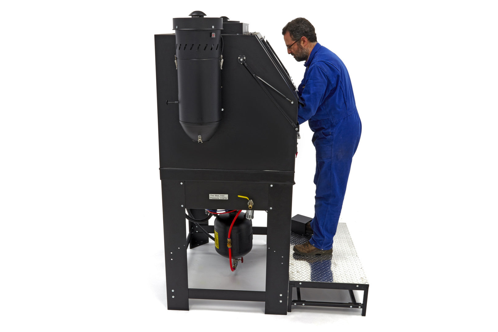 Pieskovacia kabína - box s vákuom a 2 odsávačmi SBC 990