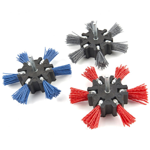 Nylonová kefa - kotúč 100mm, zrnitosť K120 HBM