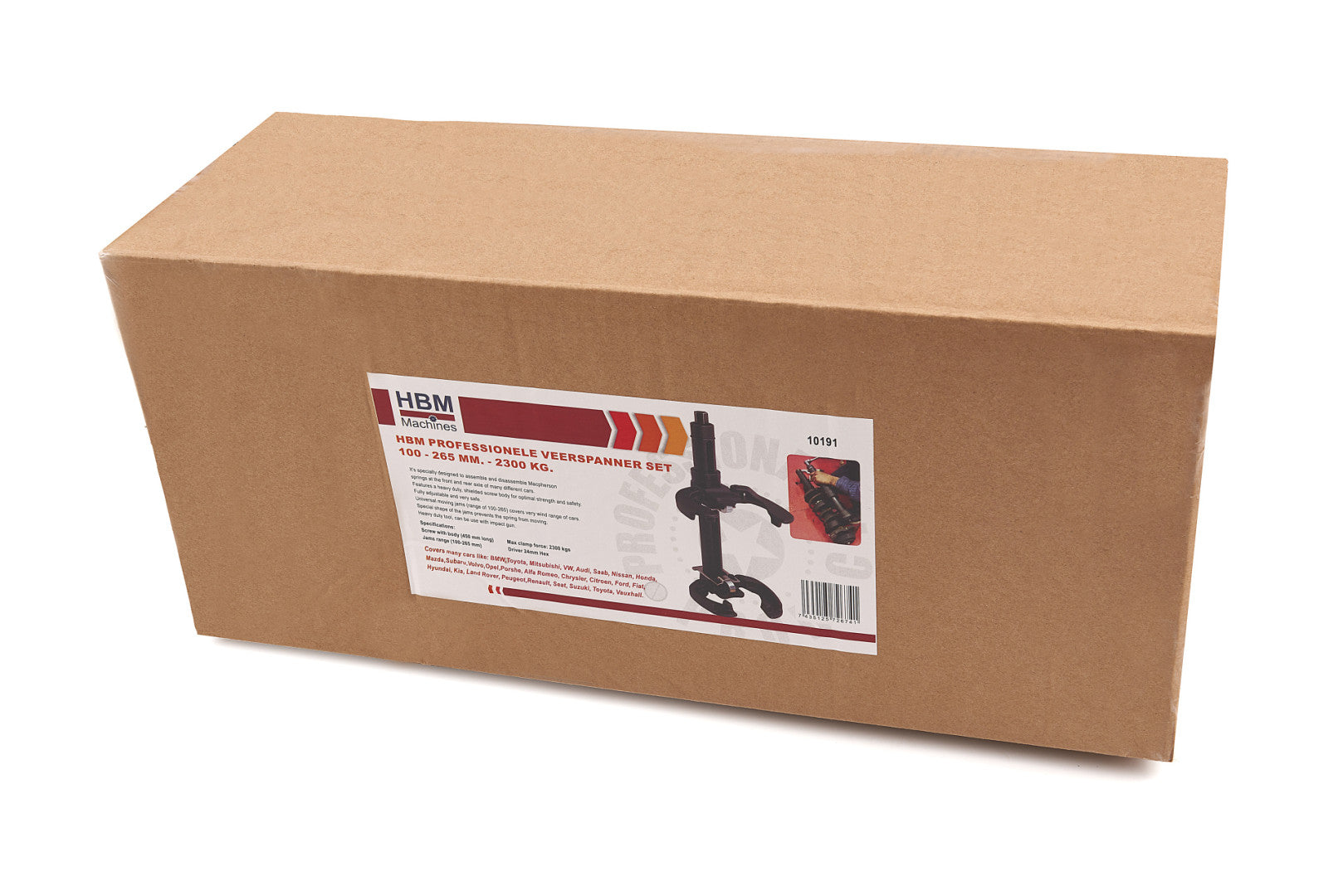 Sťahovák na vinuté pružiny McPherson 100 - 265mm 2,3t HBM