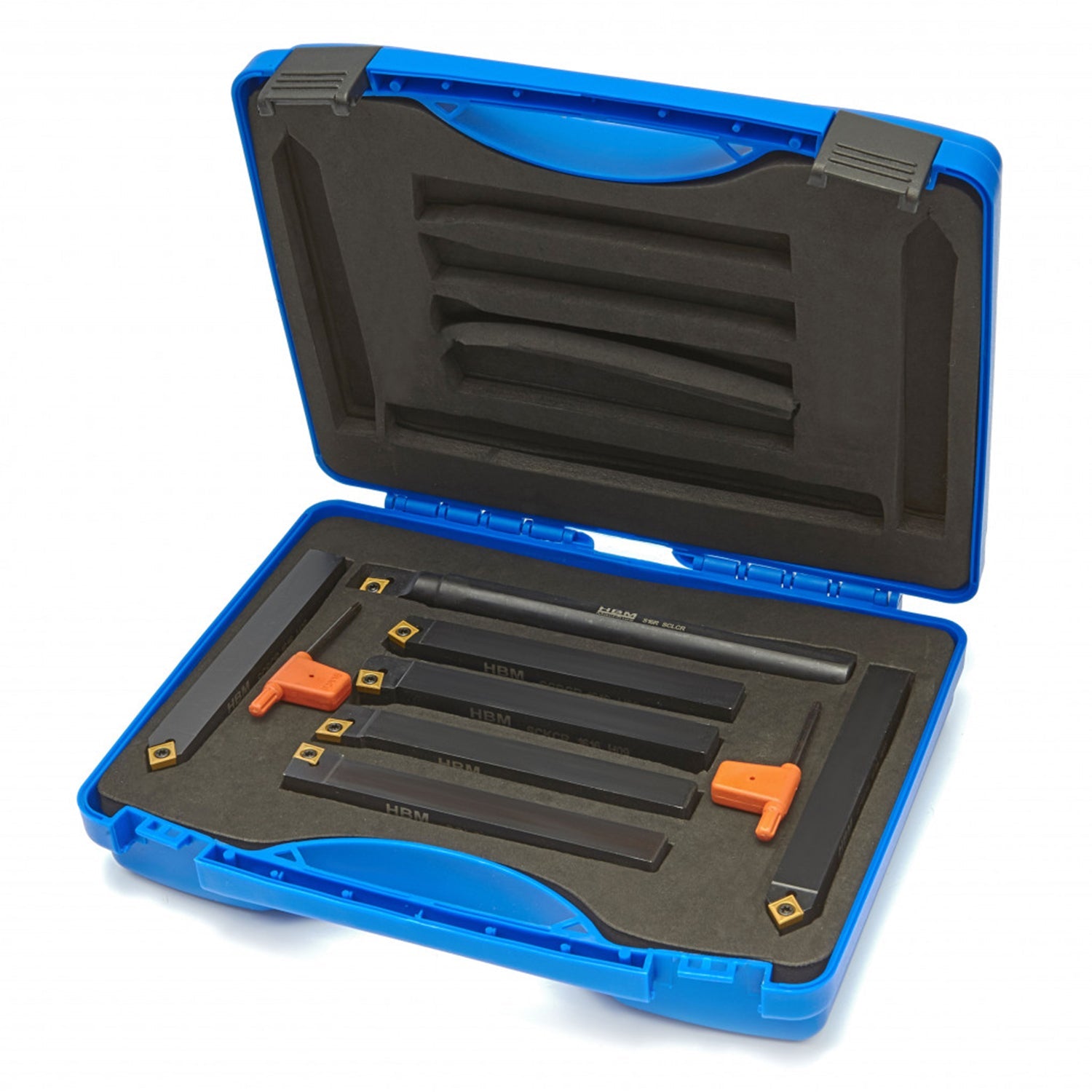 Sada 7 sústružníckych nožov 12 x 12 s karbidovou doštičkou HBM