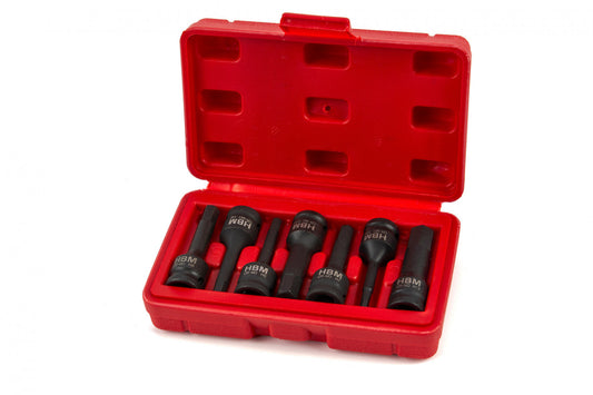 Sada 7 rázových imbus bitov 3/8'' HBM