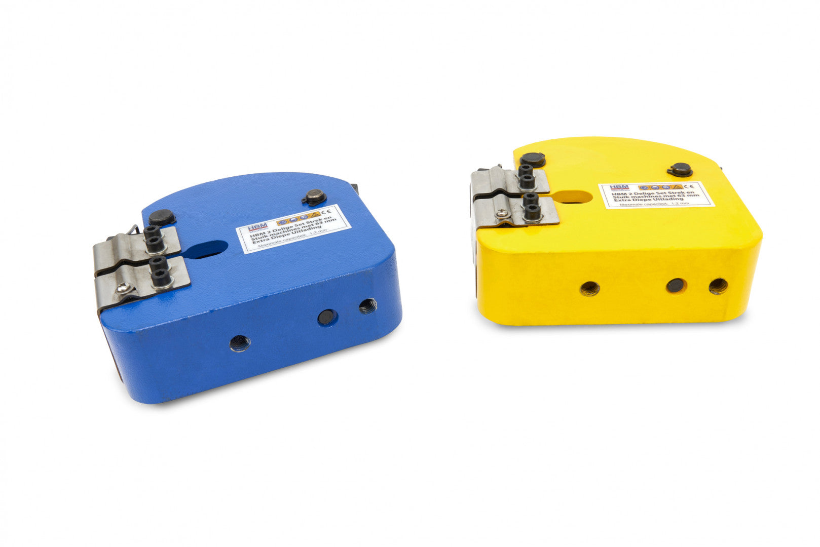 Stroj na spájanie a napínanie kovu 63 mm hbm