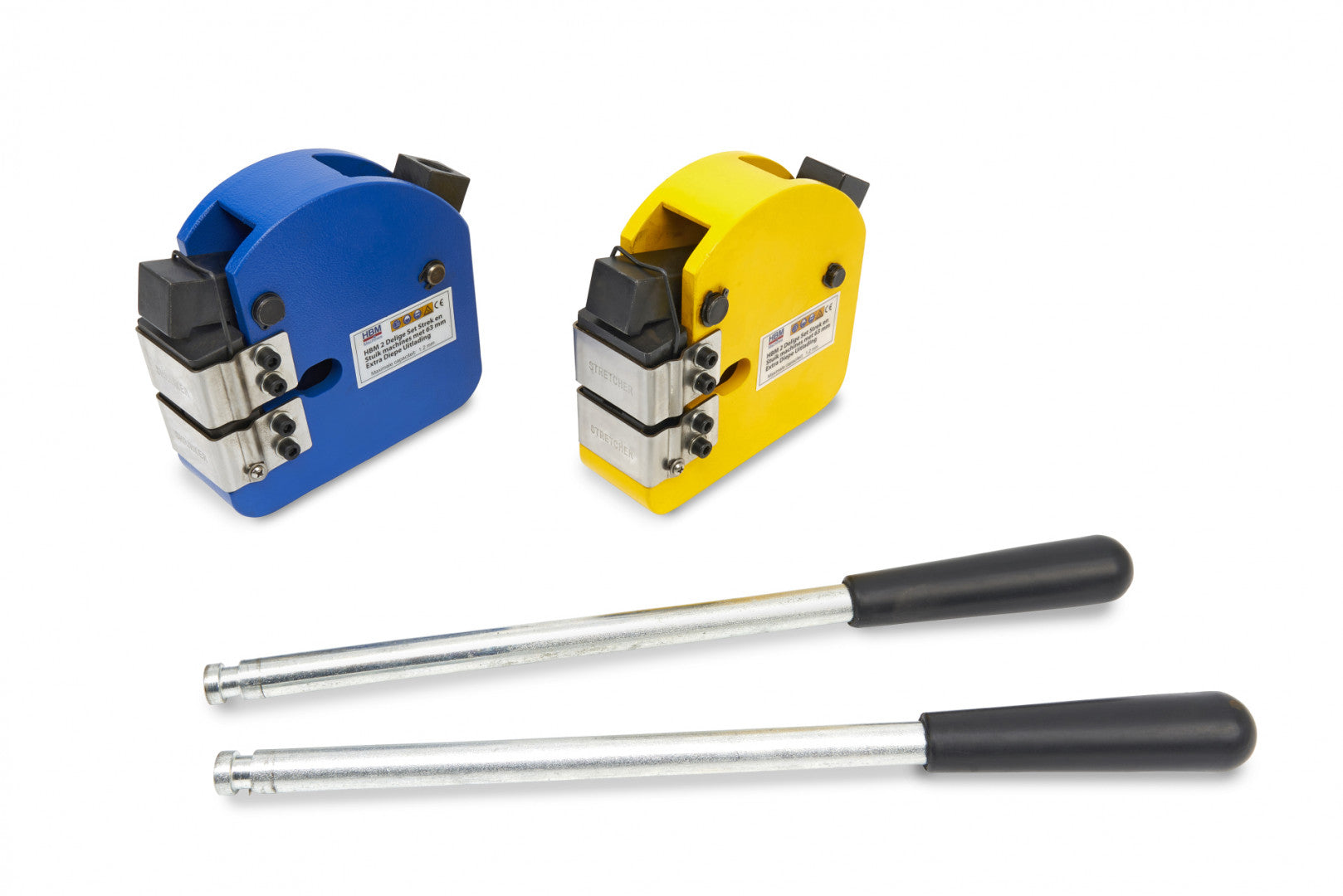 Stroj na spájanie a napínanie kovu 63 mm hbm