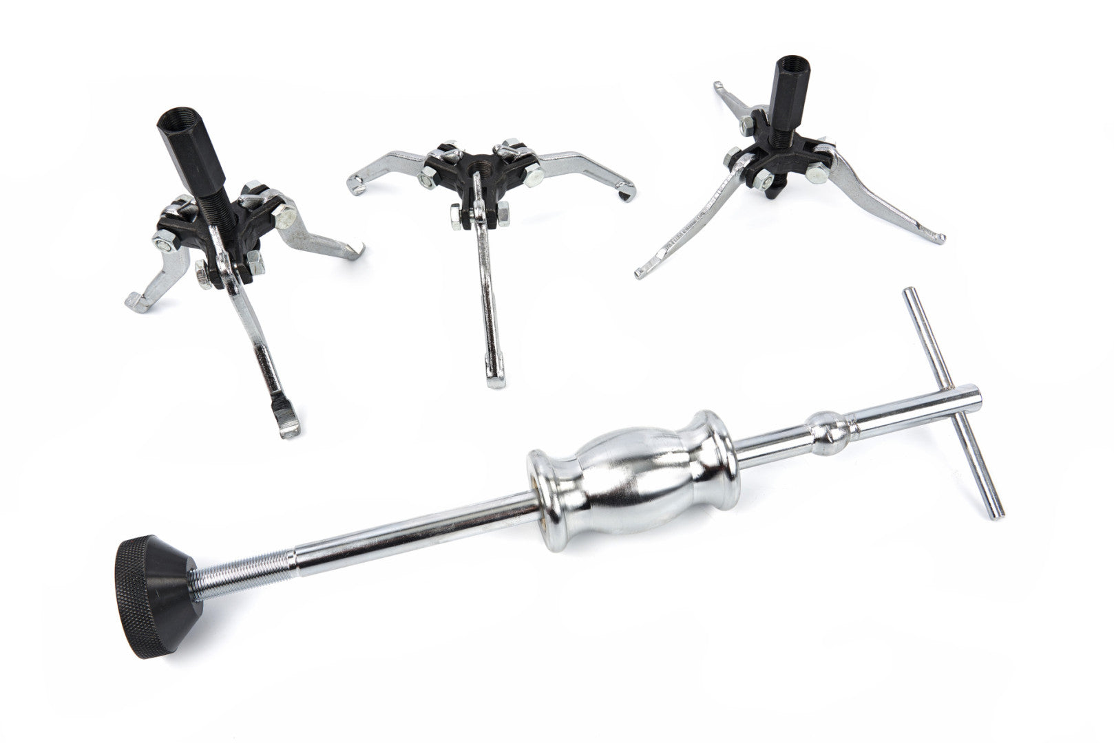 Súprava sťahovákov ložísk vnútorných a vonkajších s posuvným kladivom hbm