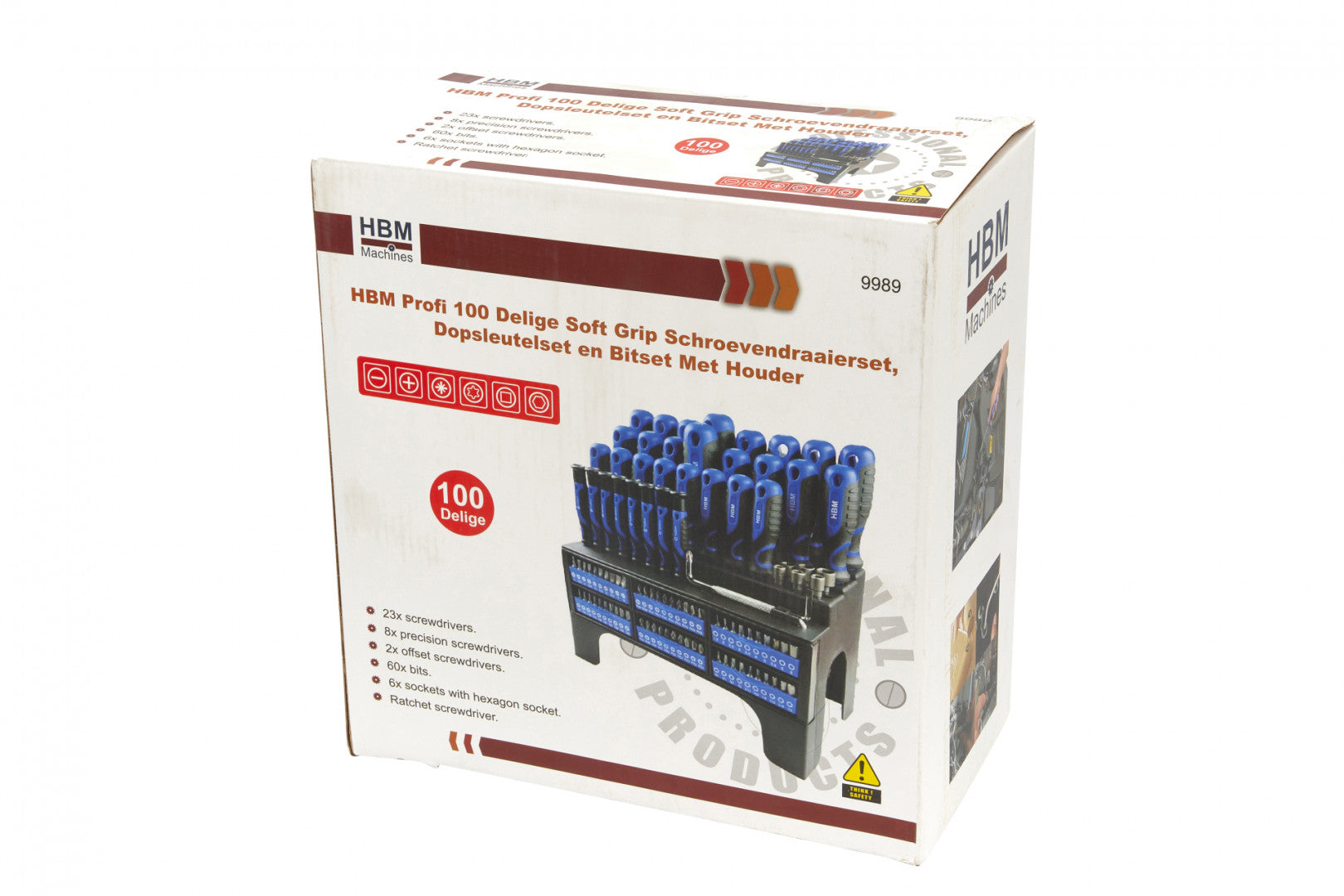 Sada 100 skrutkovačov so stojanom HBM