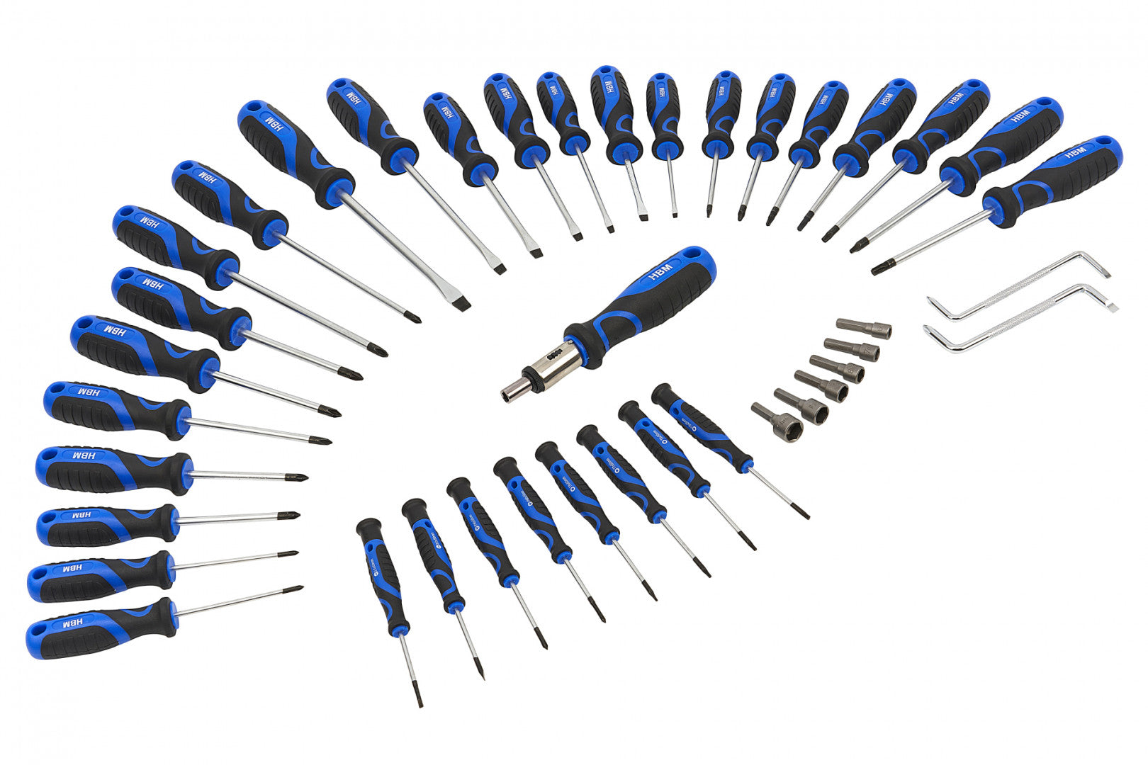 Sada 100 skrutkovačov so stojanom HBM