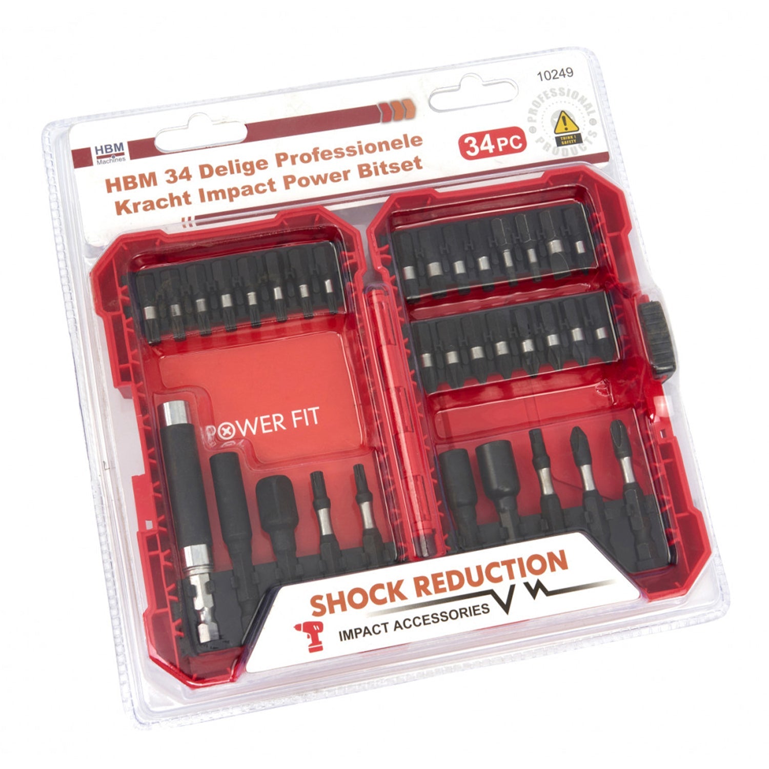 Sada rázových bitov 34ks HBM