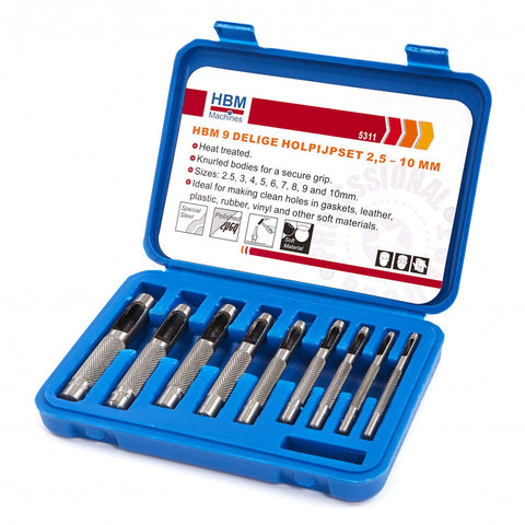 Súprava priebojníkov 2,5–10 mm hbm