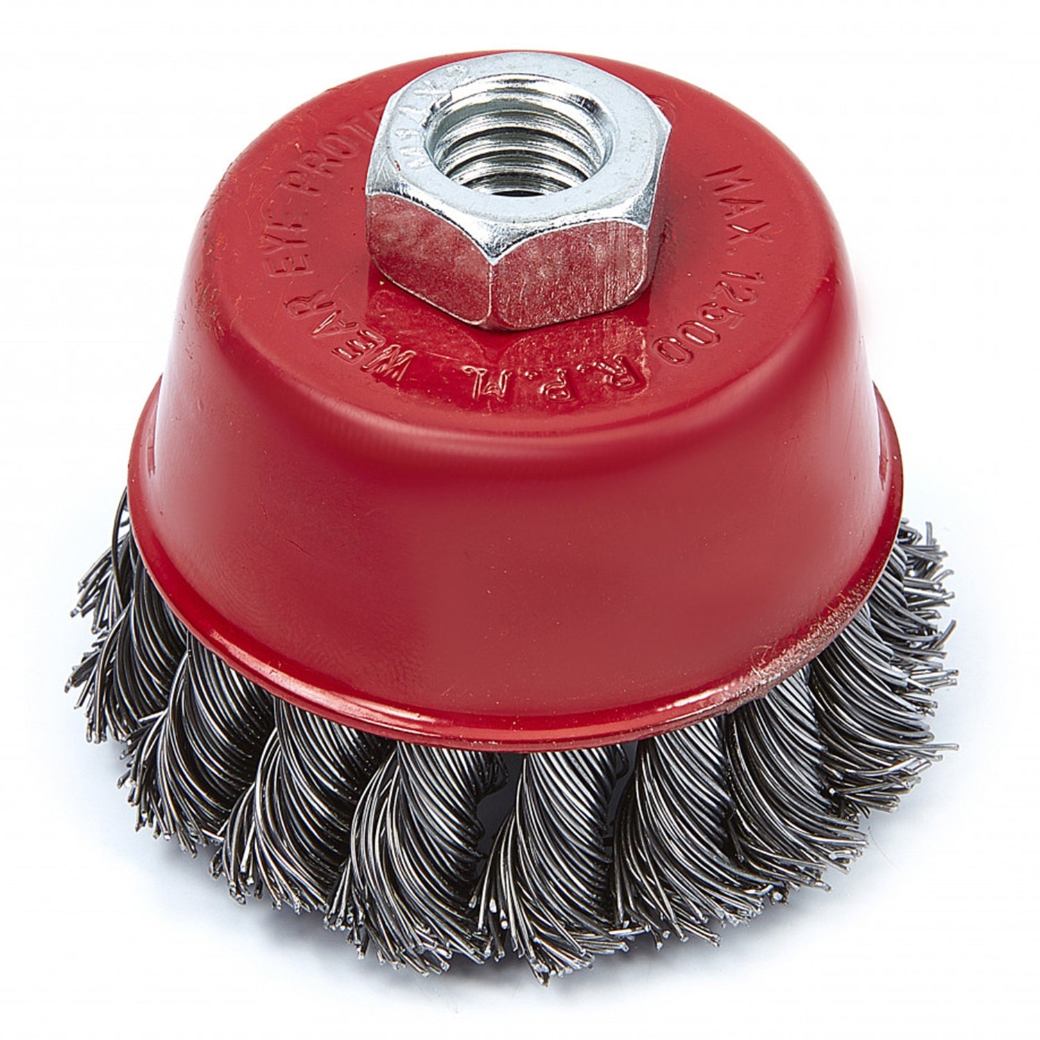 Oceľová drôtená kefa - kotúč na čistenie a leštenie do uhlovej brúsky 75mm HBM