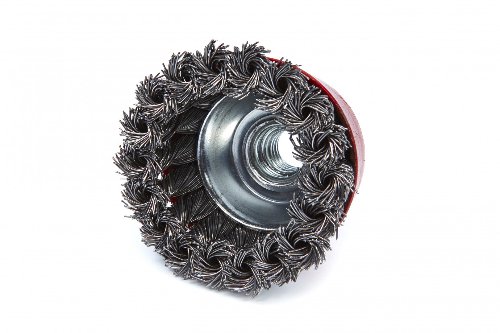 Oceľová drôtená kefa - kotúč na čistenie a leštenie do uhlovej brúsky 75mm HBM