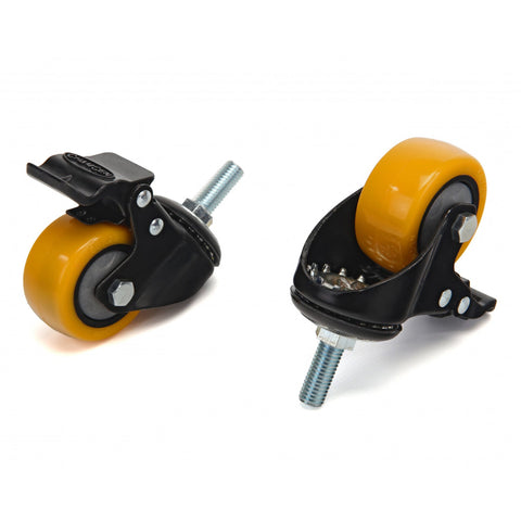 Otočné koliesko so skrutkou a brzdou 50mm HBM