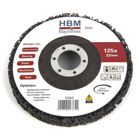 Brúsny kotúč - čistiaci a leštiaci 125mm HBM