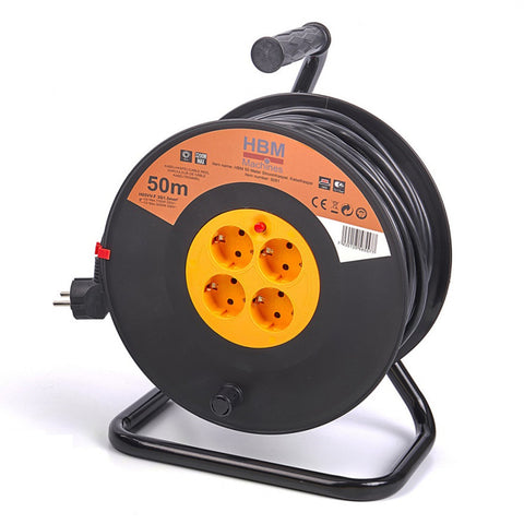 Bubnový predlžovací kábel - bubnová predlžovačka 3 x 1,5mm, 50m