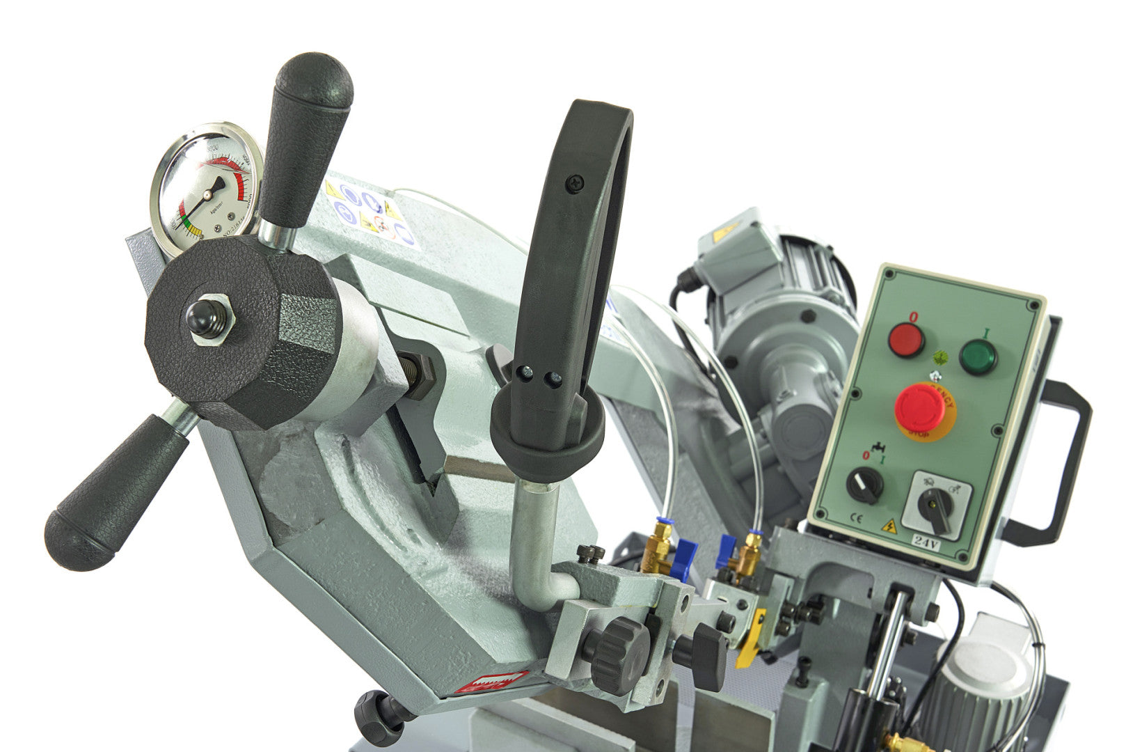 Horizontálna pásová píla na kov, profesionálna HBM 210 380V