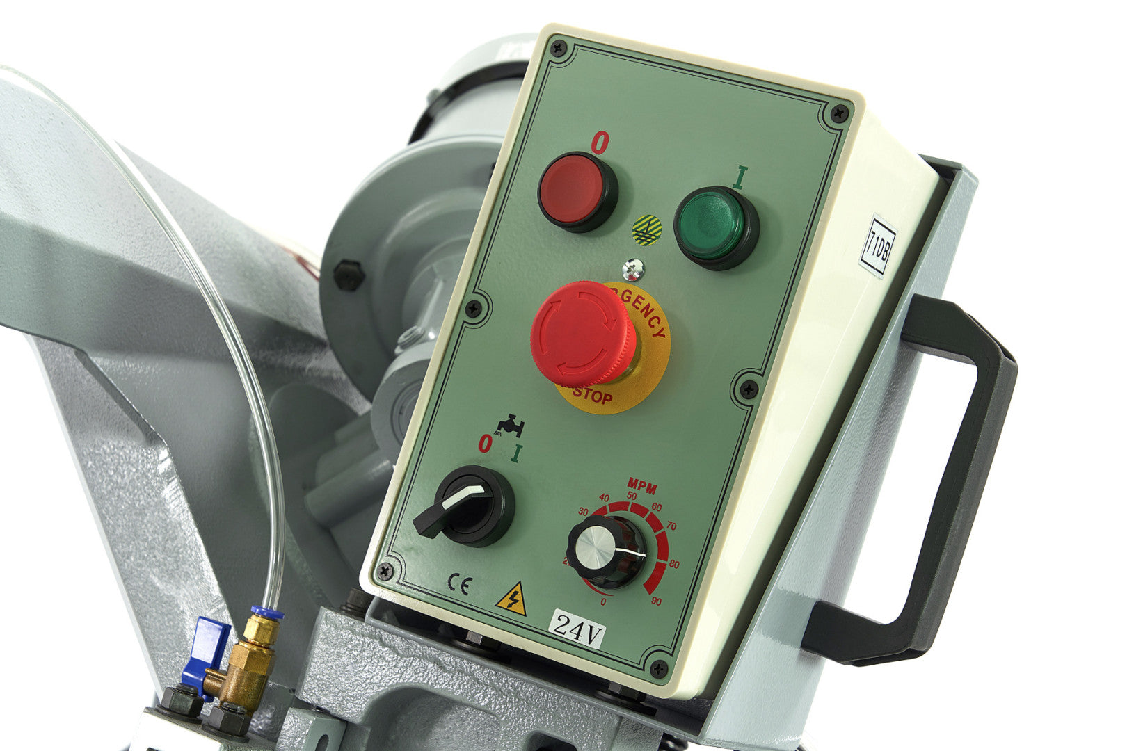 Horizontálna pásová píla na kov, profesionálna HBM 210 230V