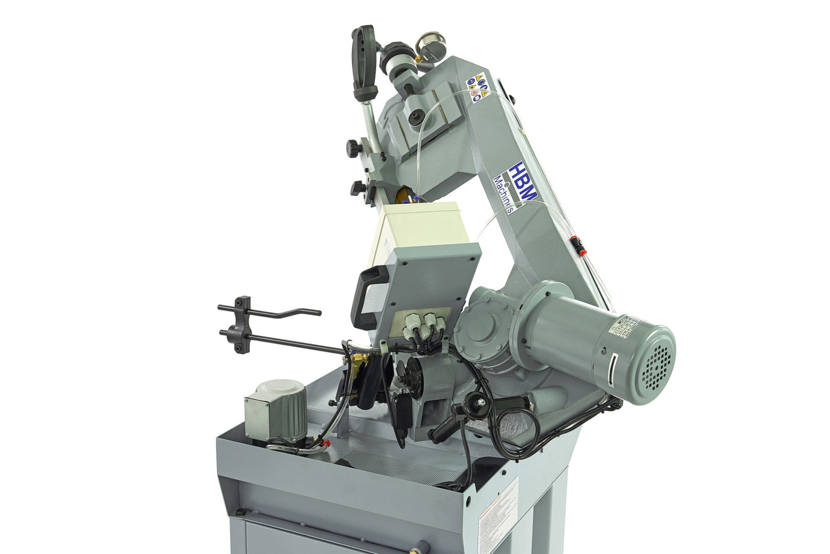 Horizontálna pásová píla na kov, profesionálna HBM 210 230V