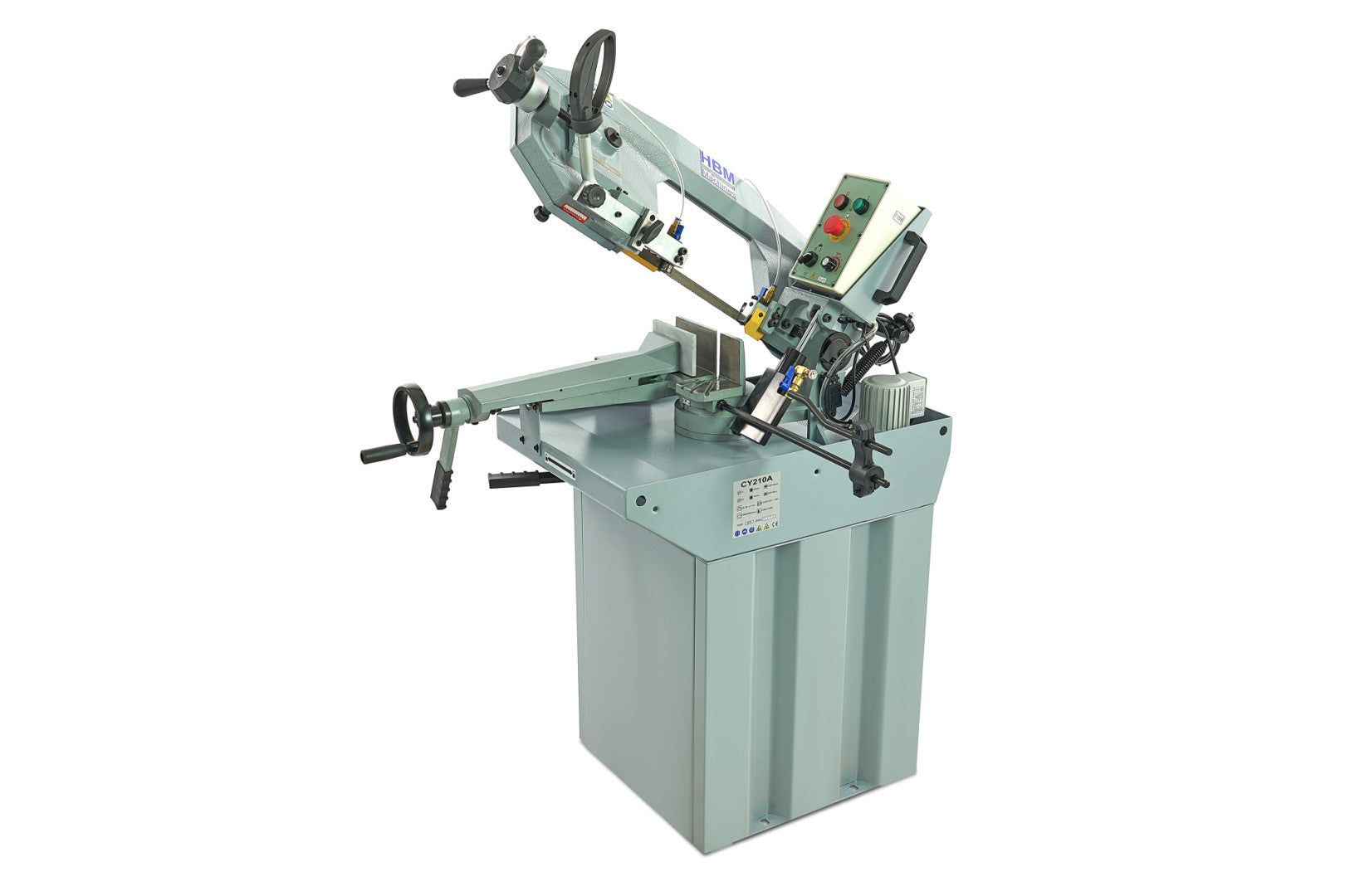 Horizontálna pásová píla na kov, profesionálna HBM 210 230V