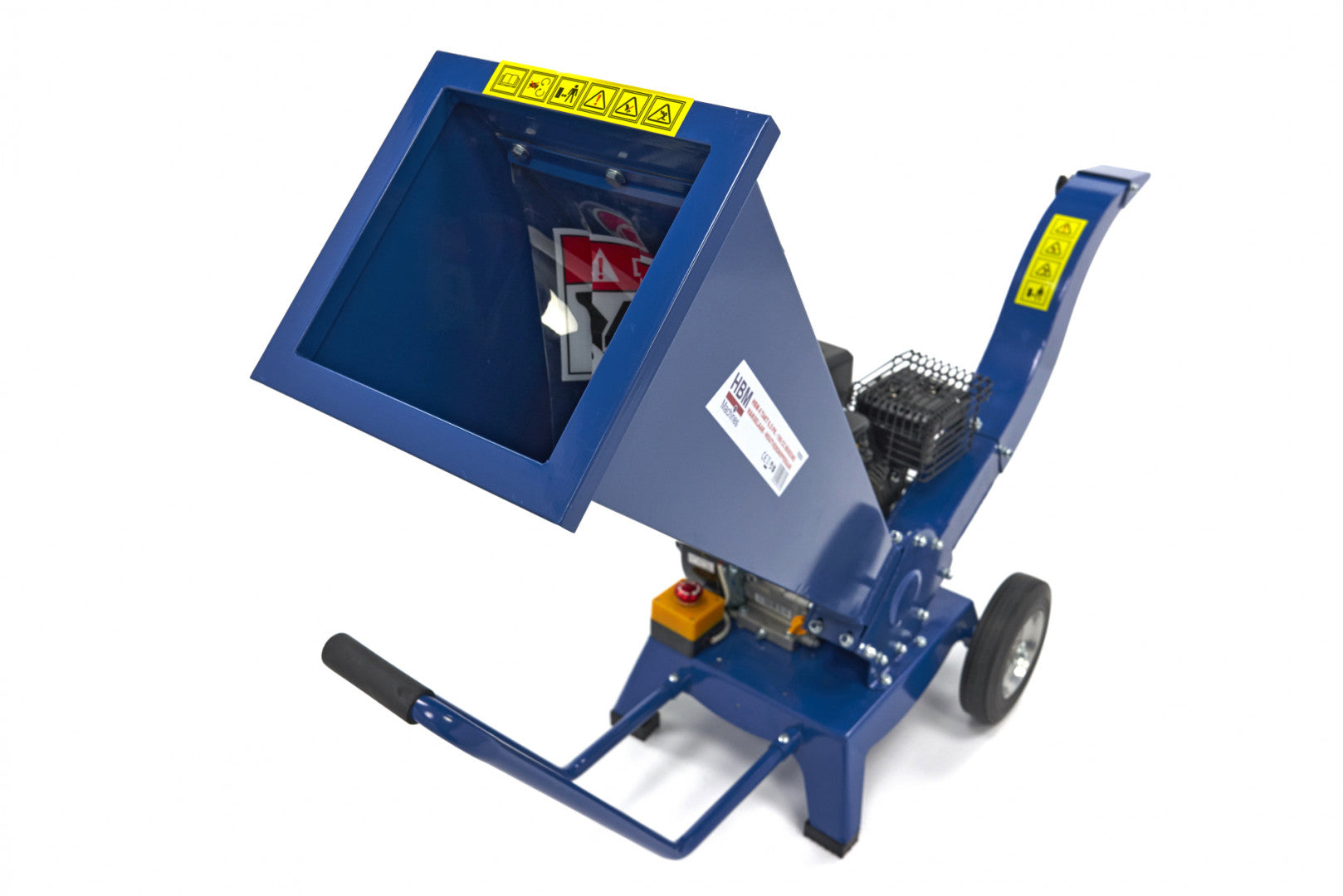 Benzínový motorový drvič - štiepkovač konárov 6,6hp, 196cm3 HBM