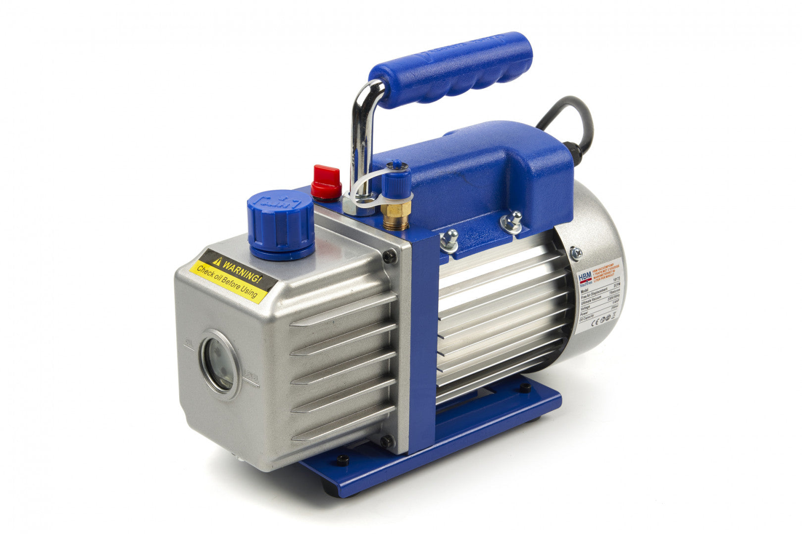 Vákuová pumpa na klimatizáciu, jednostupňová, s manometrom a s 2 portami, 60l/min HBM Machines Holandsko