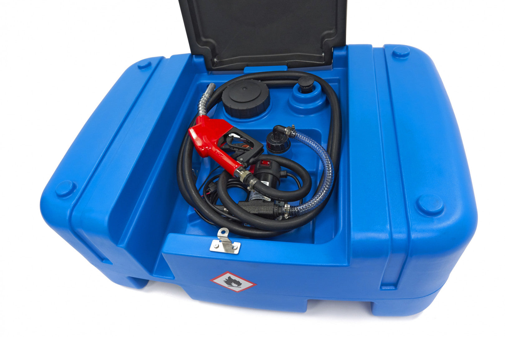 Mobilná čerpacia stanica na čerpanie nafty 12V s nádržou 200l HBM