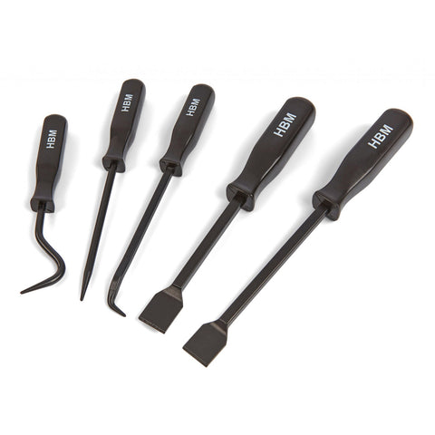 Súprava profesionálnych háčikov a škrabiek na tesnenia 5 kusov hbm machines holandsko