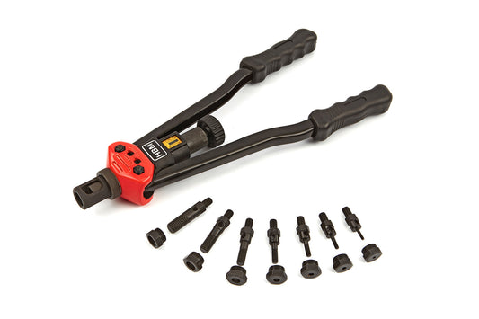 Sada profesionálnych nitovacích klieští M3 - M12 HBM Machines Holandsko