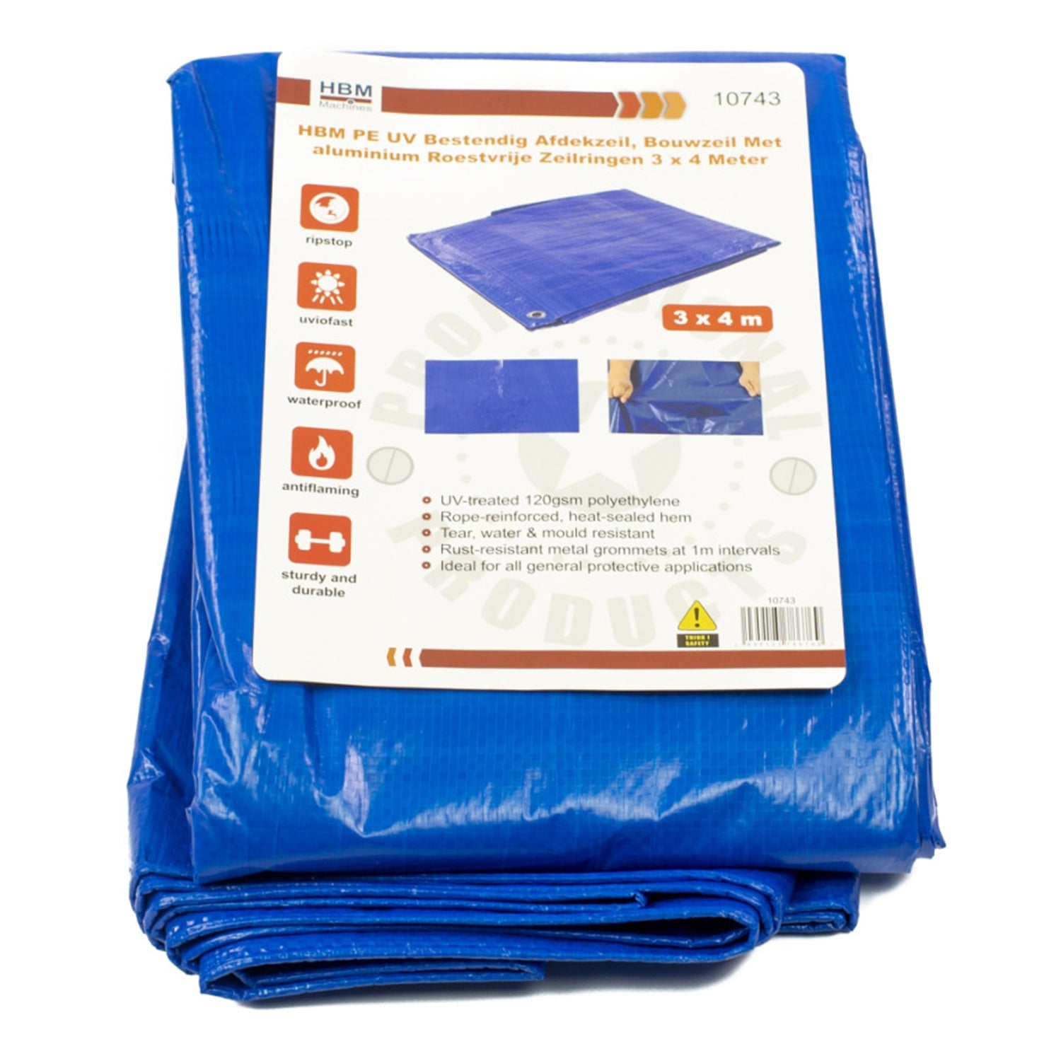 Krycia plachta - nepremokavá a UV odolná 3 x 4m