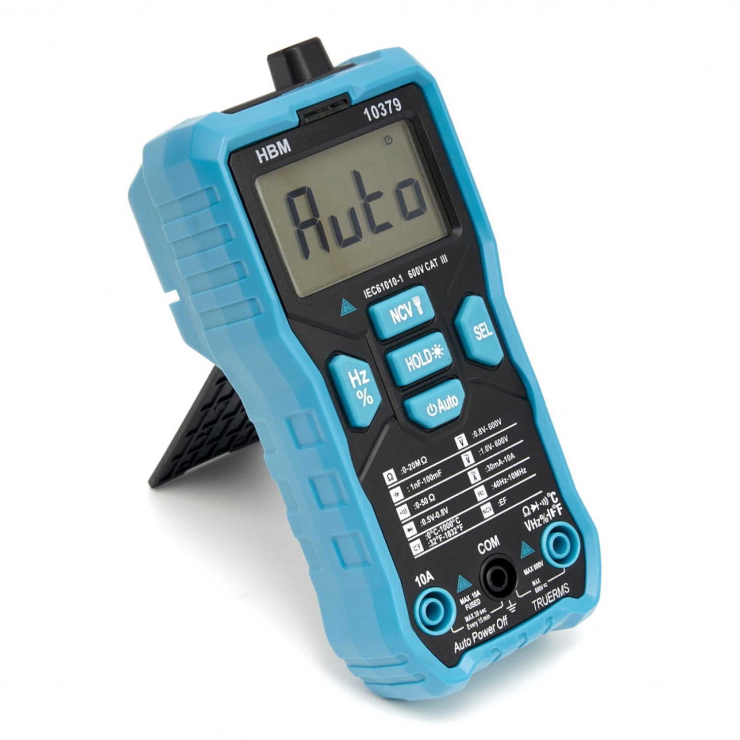 Profesionálny digitálny multimeter s funkciou detekcie káblov a led osvetlením hbm