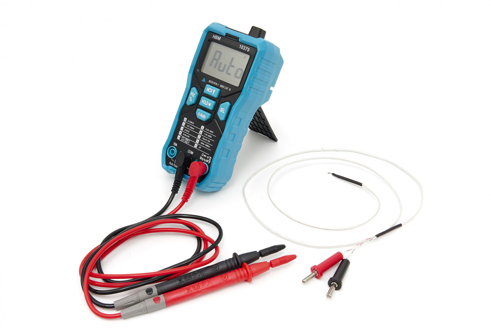 Profesionálny digitálny multimeter s funkciou detekcie káblov a led osvetlením hbm