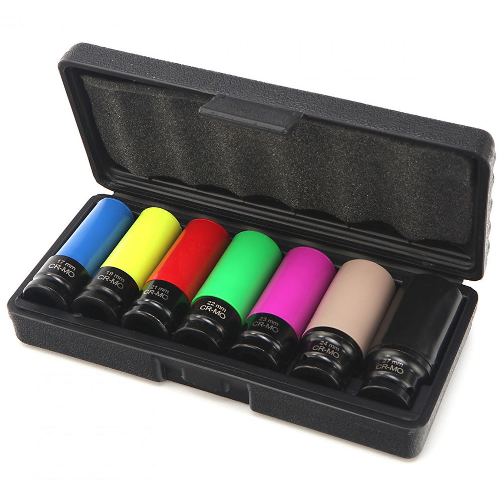 Sada nástrčiek s ochranou na hliníkové disky 1/2, 17–27 mm hbm