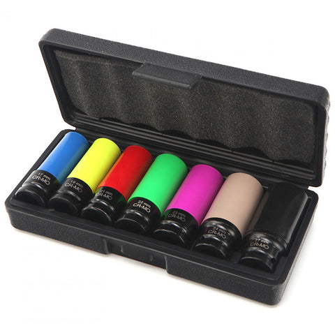 Sada nástrčiek s ochranou na hliníkové disky 1/2, 17–27 mm hbm