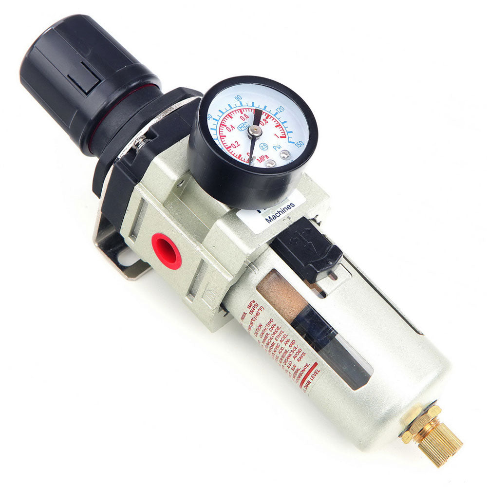 Vzduchový filter s regulátorom tlaku a odlučovačom vlhkosti 1/4 hbm machines holandsko