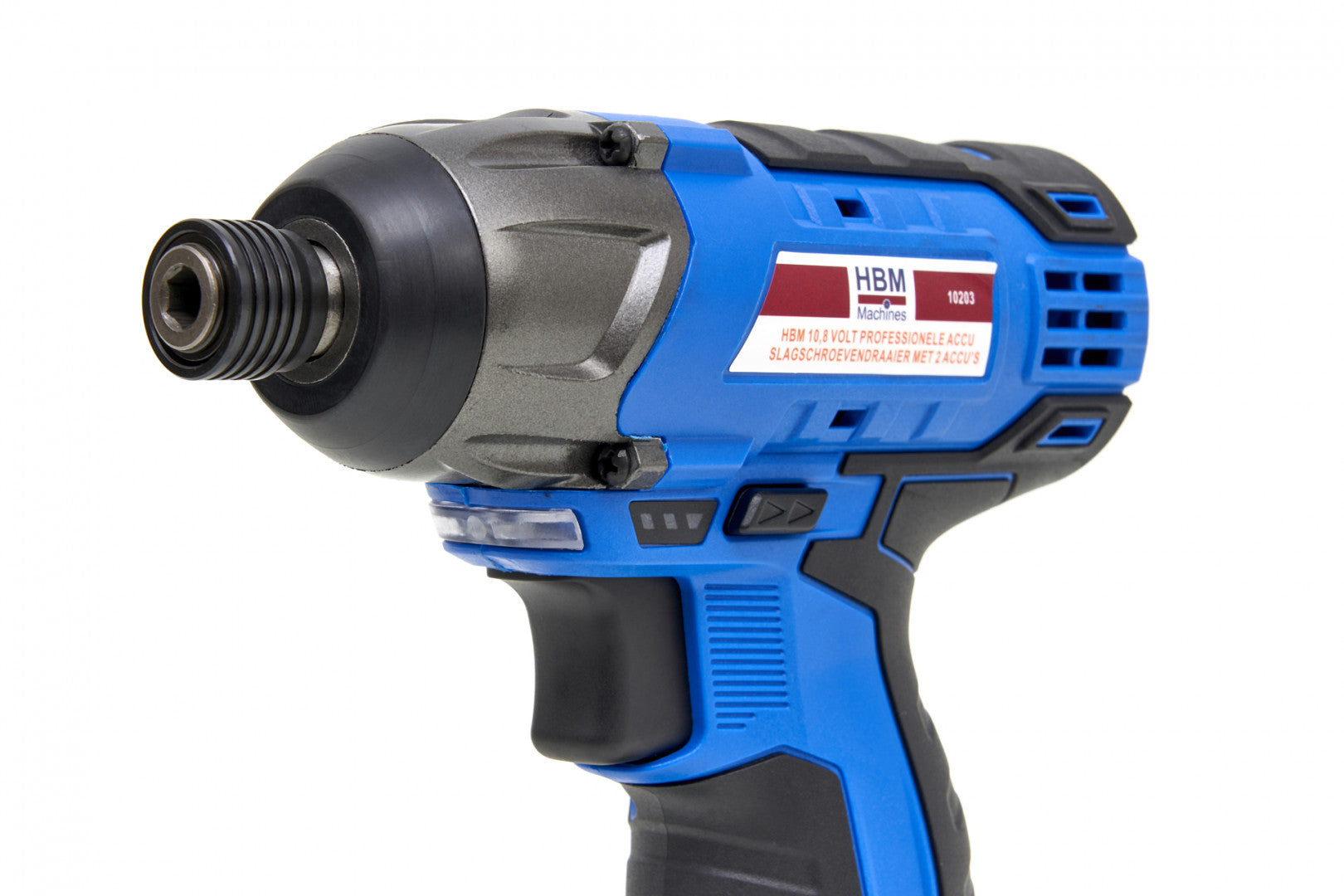 Akumulátorový uťahovák 1/4'' hex šesťhran, 90Nm, 2 akumulátory 10,8V, 1500mAh HBM