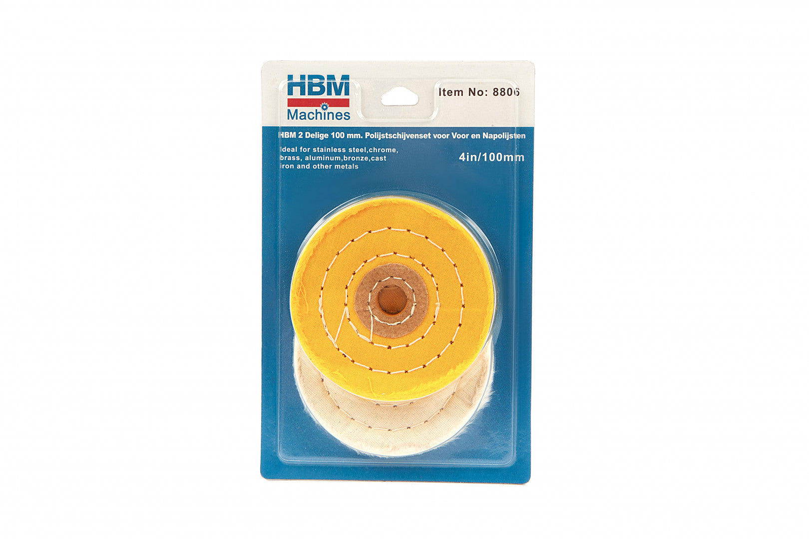 Sada 2 kotúčov na leštenie 200mm HBM