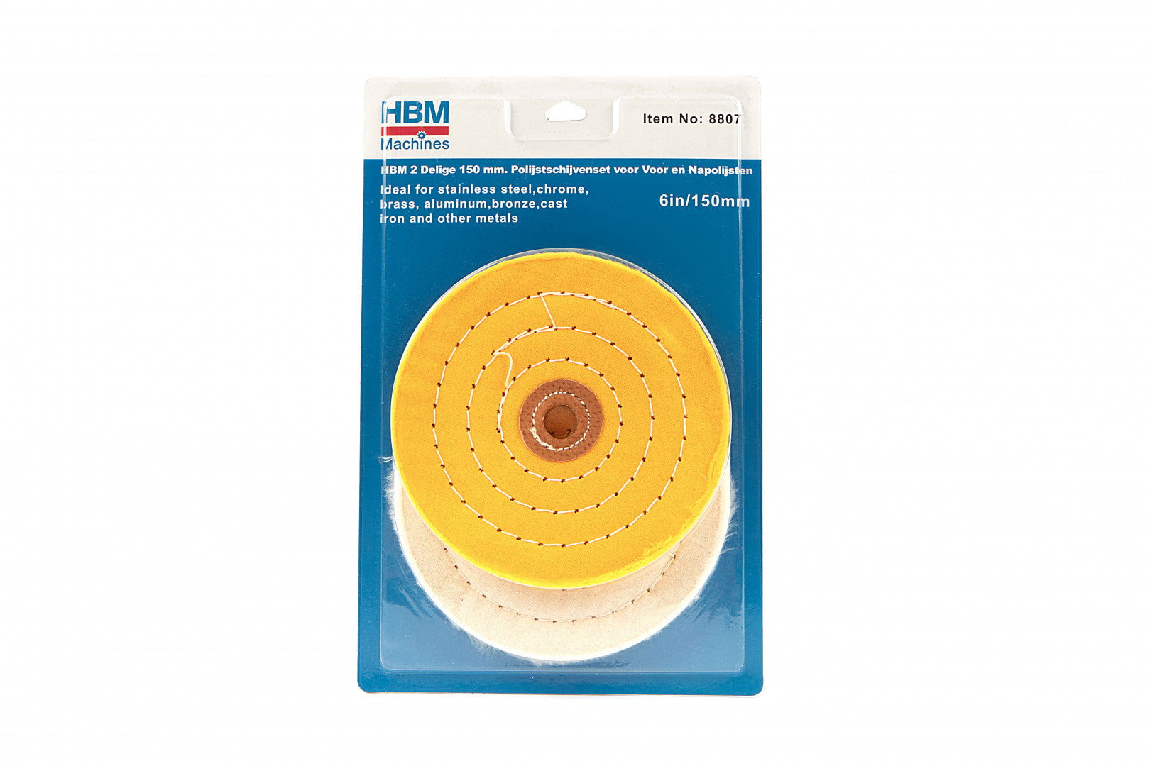 Sada 2 kotúčov na leštenie 200mm HBM
