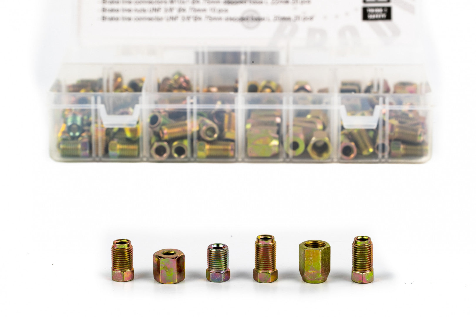 Sada 135 koncoviek a spojok na brzdové trubky  HBM