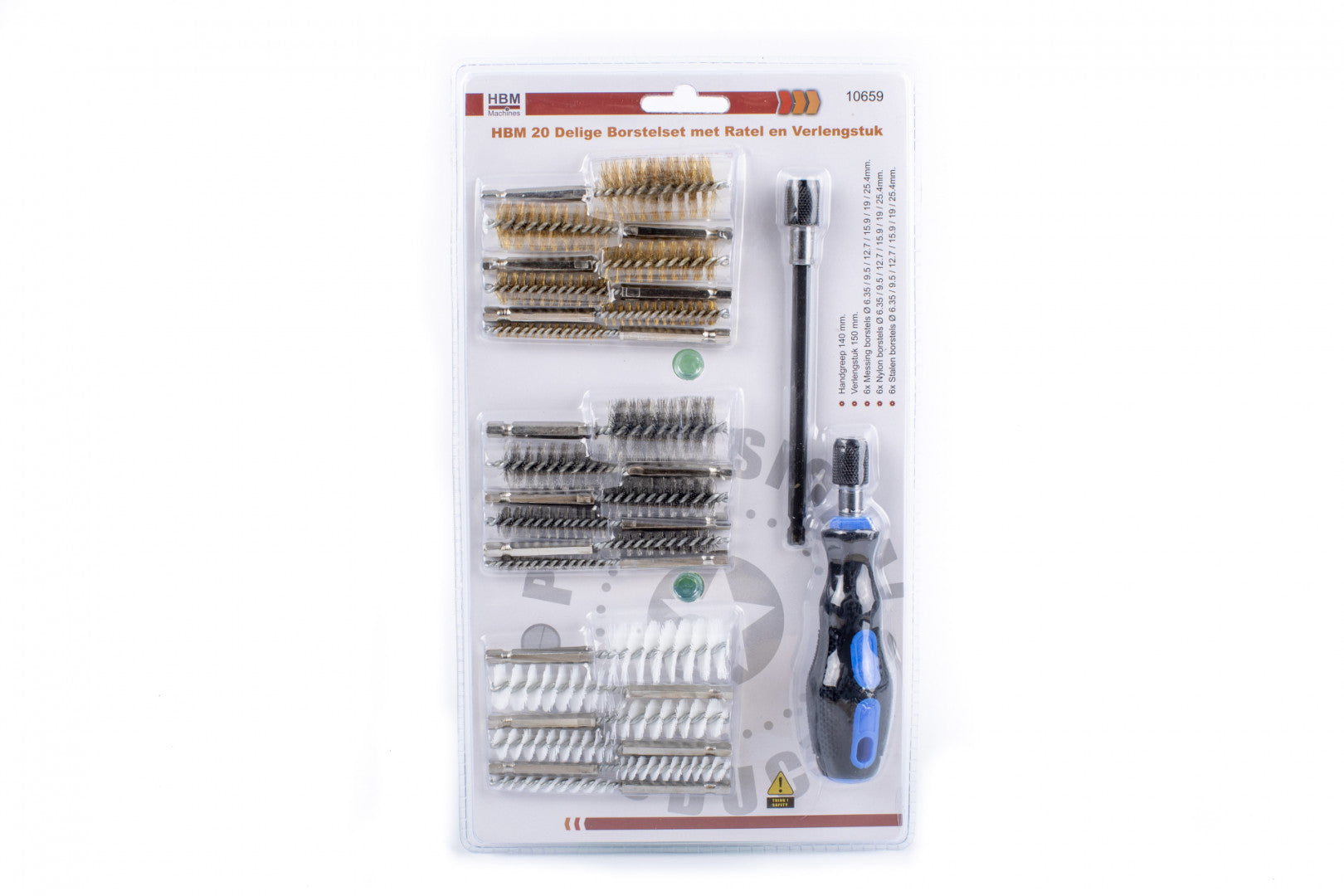 Súprava kefiek na čistenie vstrekovačov 20ks HBM