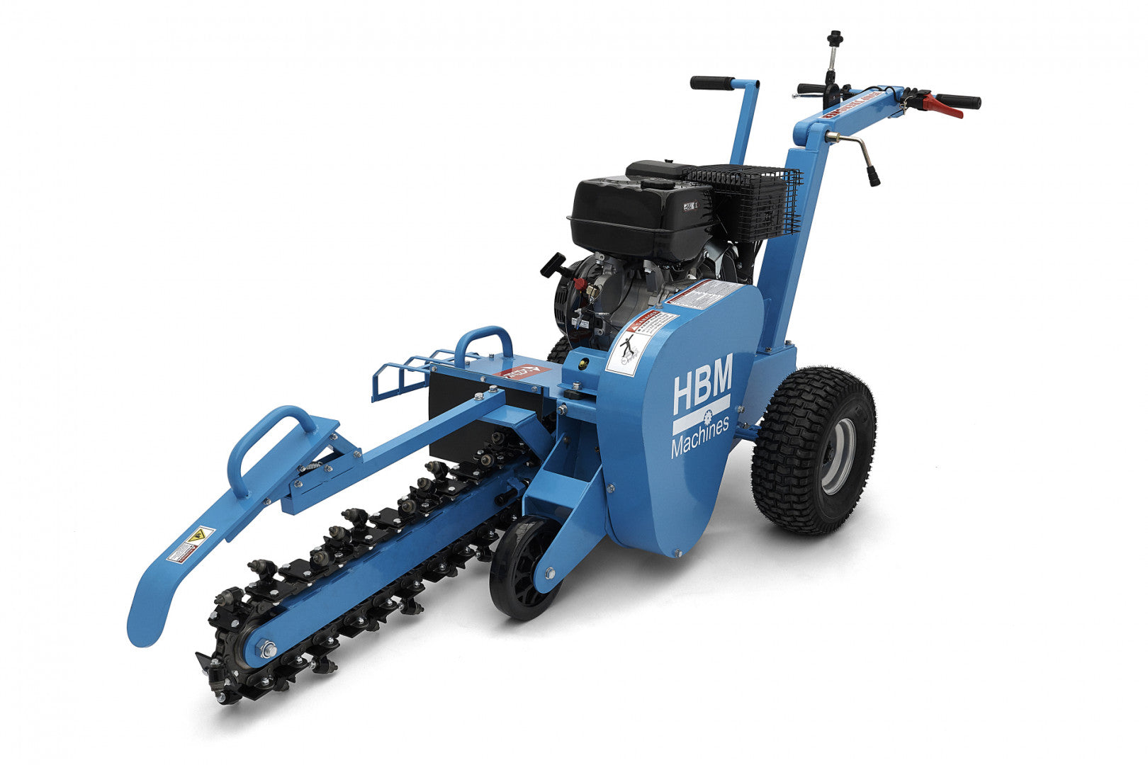 Stroj na kopanie rýh, motor hyundai 420 cm³, 4-takt, 15 hp hbm